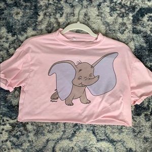 Pink DUMBO cropped shirt!!!